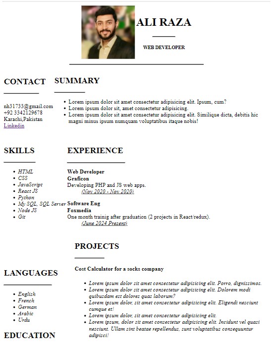 Resume